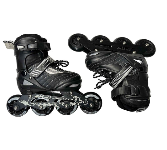 Patines Sports Chicago ABEC-13 negros para patinaje semiprofesional y recreativo