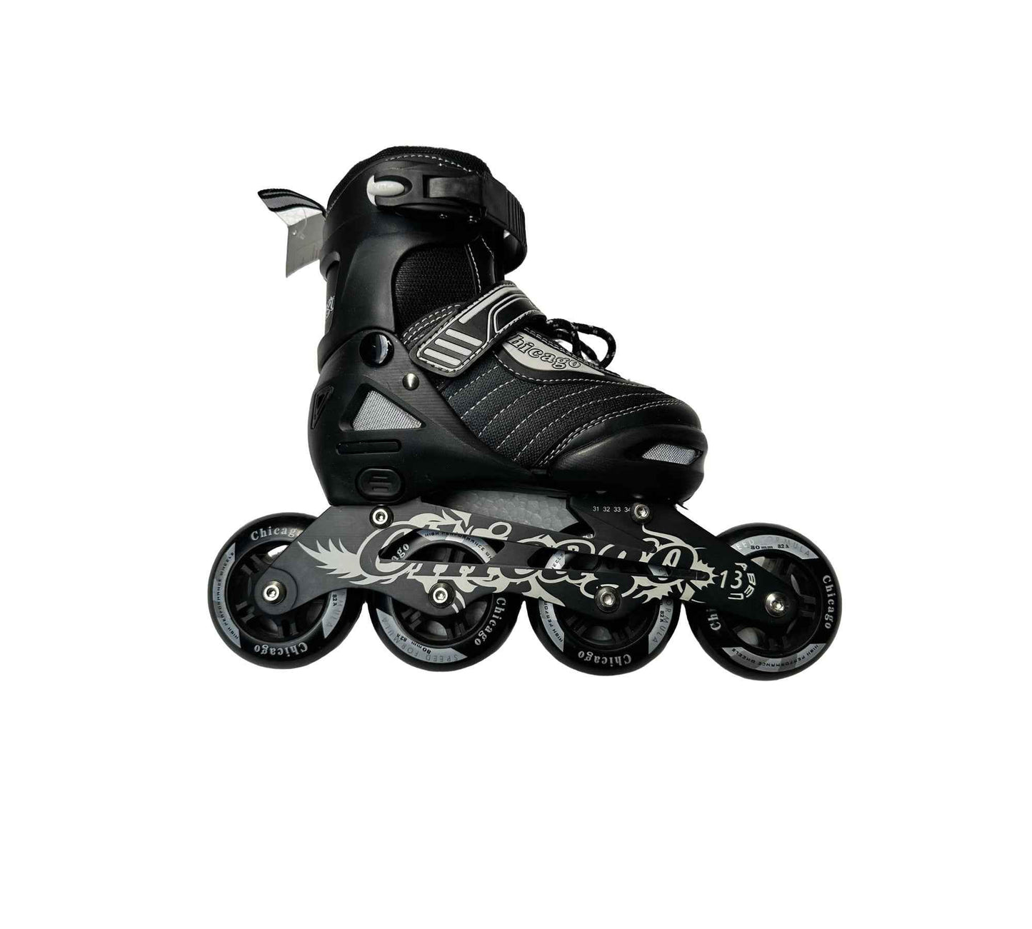 Patines semiprofesionales Chicago con ruedas de 90 mm para patinaje recreativo
