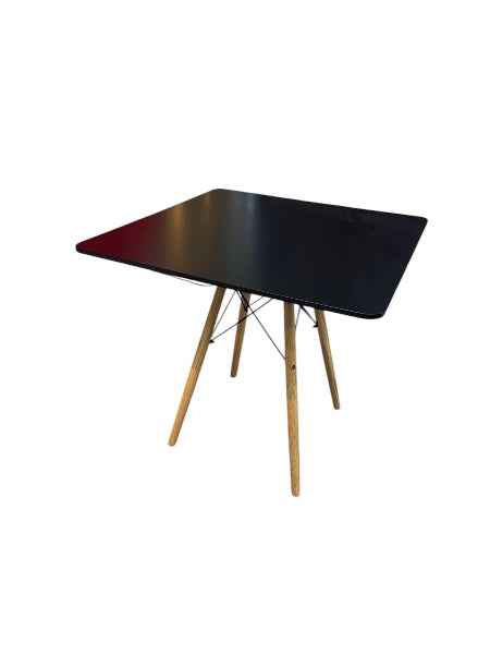 Mesa de jantar cuadrada de 80 x 80 cm para comedor, cocina y espacios modernos