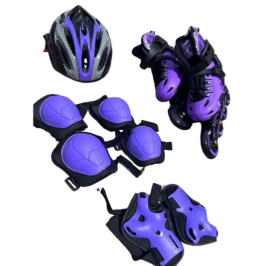 Kit Patines Chicago Semiprofesionales Antichoque