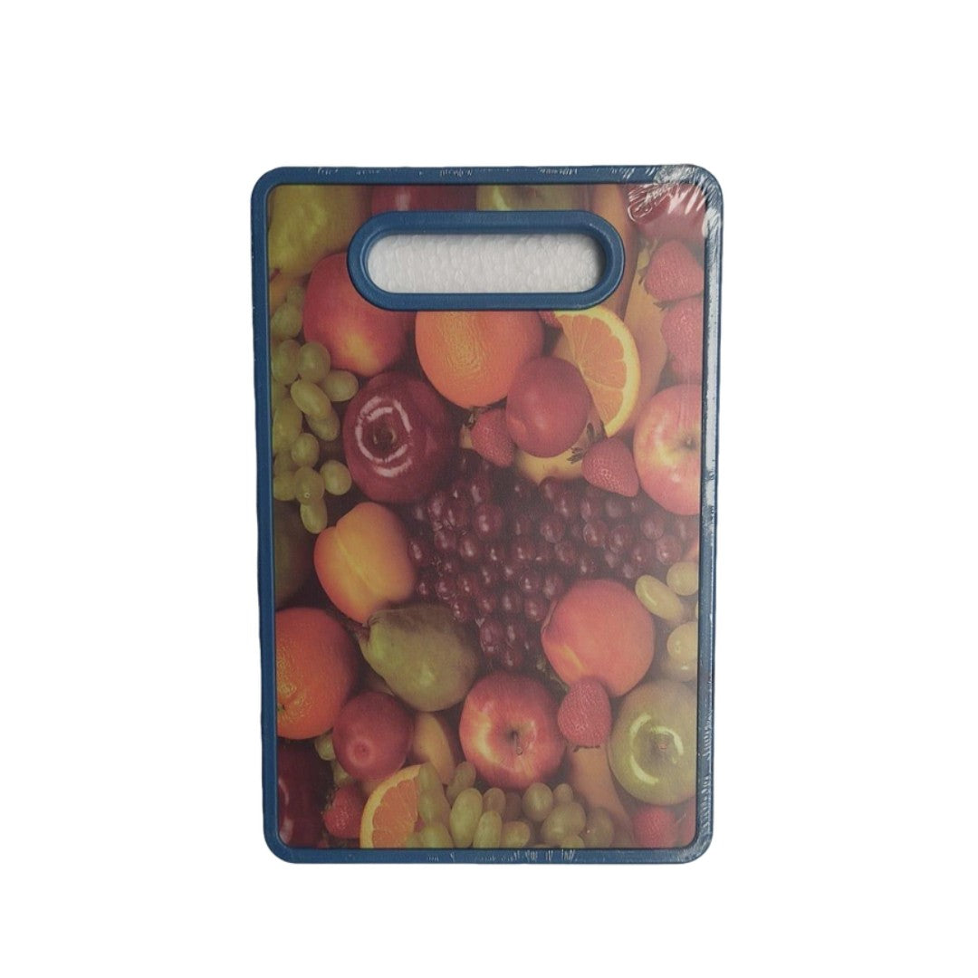Tabla de Picar Decorada Frutas GDE 23x37CM