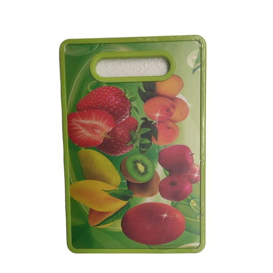 Tabla de Picar Decorada Frutas GDE 23x37CM