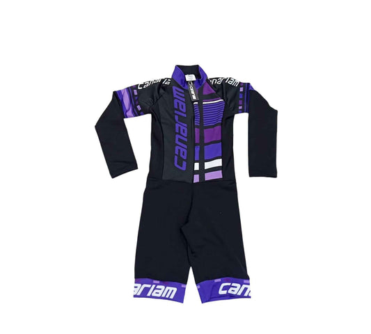 Uniforme deportivo de patinaje para niñas en licra cómoda y flexible
