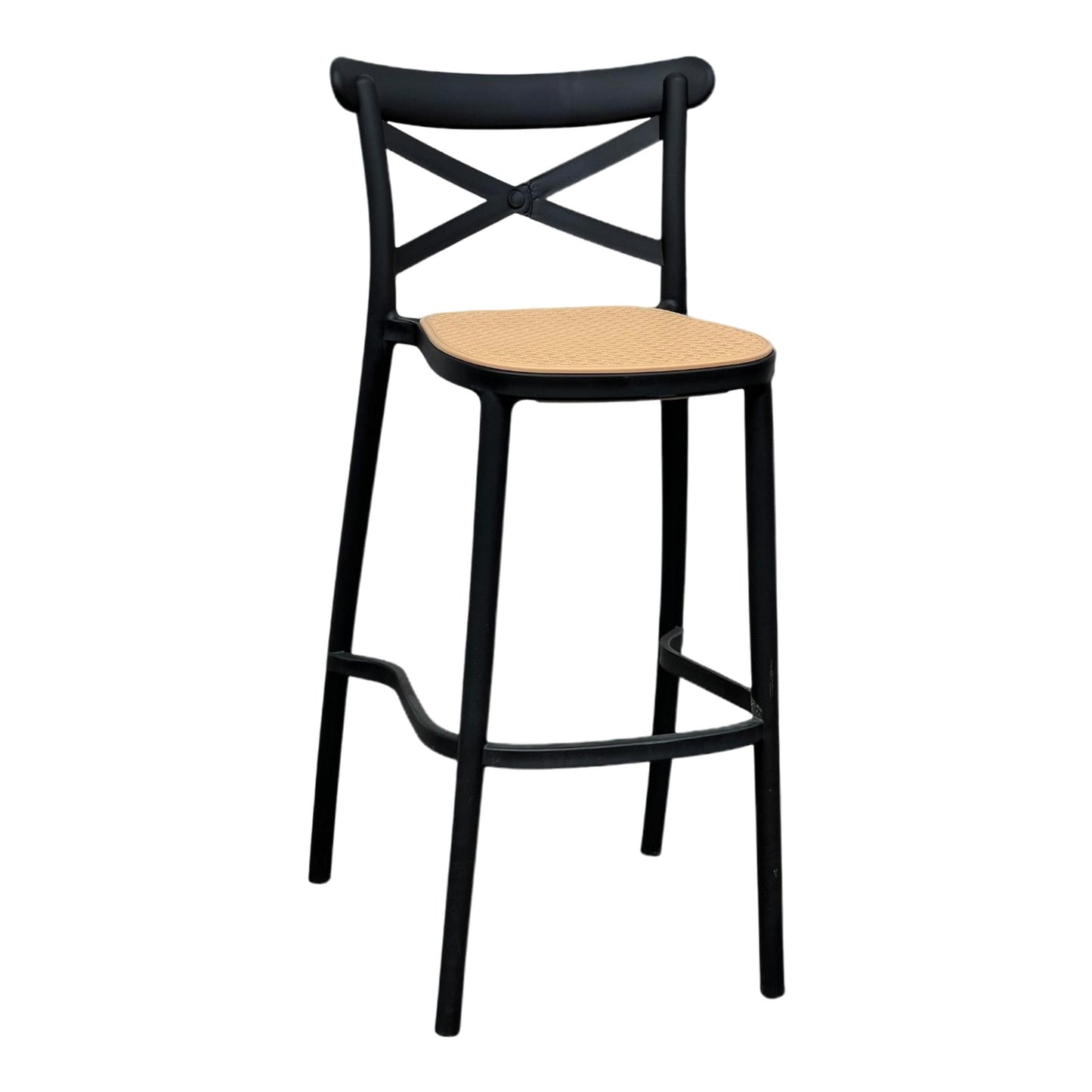 Butaco Alto Cruz Rústico SET X2