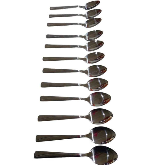 Juego de cucharas en acero inoxidable para mesa, restaurante y hogar