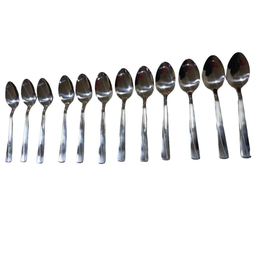Cucharas de metal SET X 12