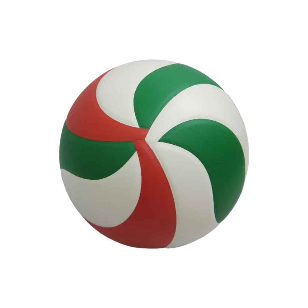 Vista lateral de balón de voleibol Molten tamaño 5 para colegio, club o negocio