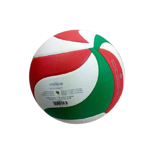 Balón Molten V4M4000 de voleibol en color verde, rojo y blanco