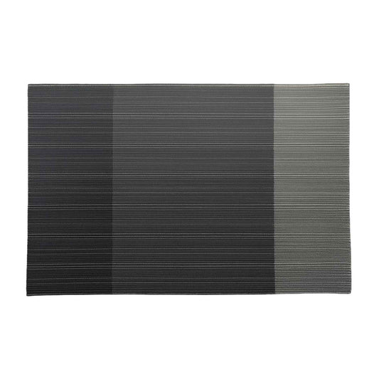 Individuales de mesa negros con portavasos para comedor, restaurante o cafetería