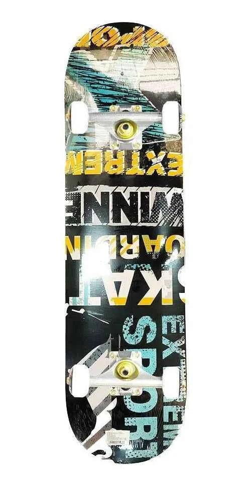Patineta multicolor profesional en pino canadiense para venta al detal o mayor