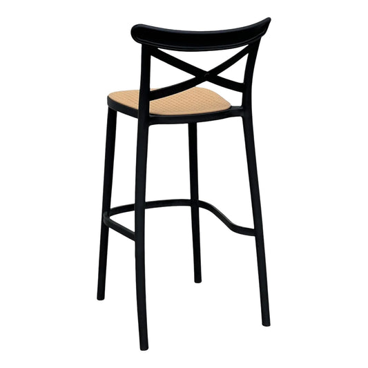 Silla De Barra Solea Polipropileno Espaldar Cruzado, Set X2