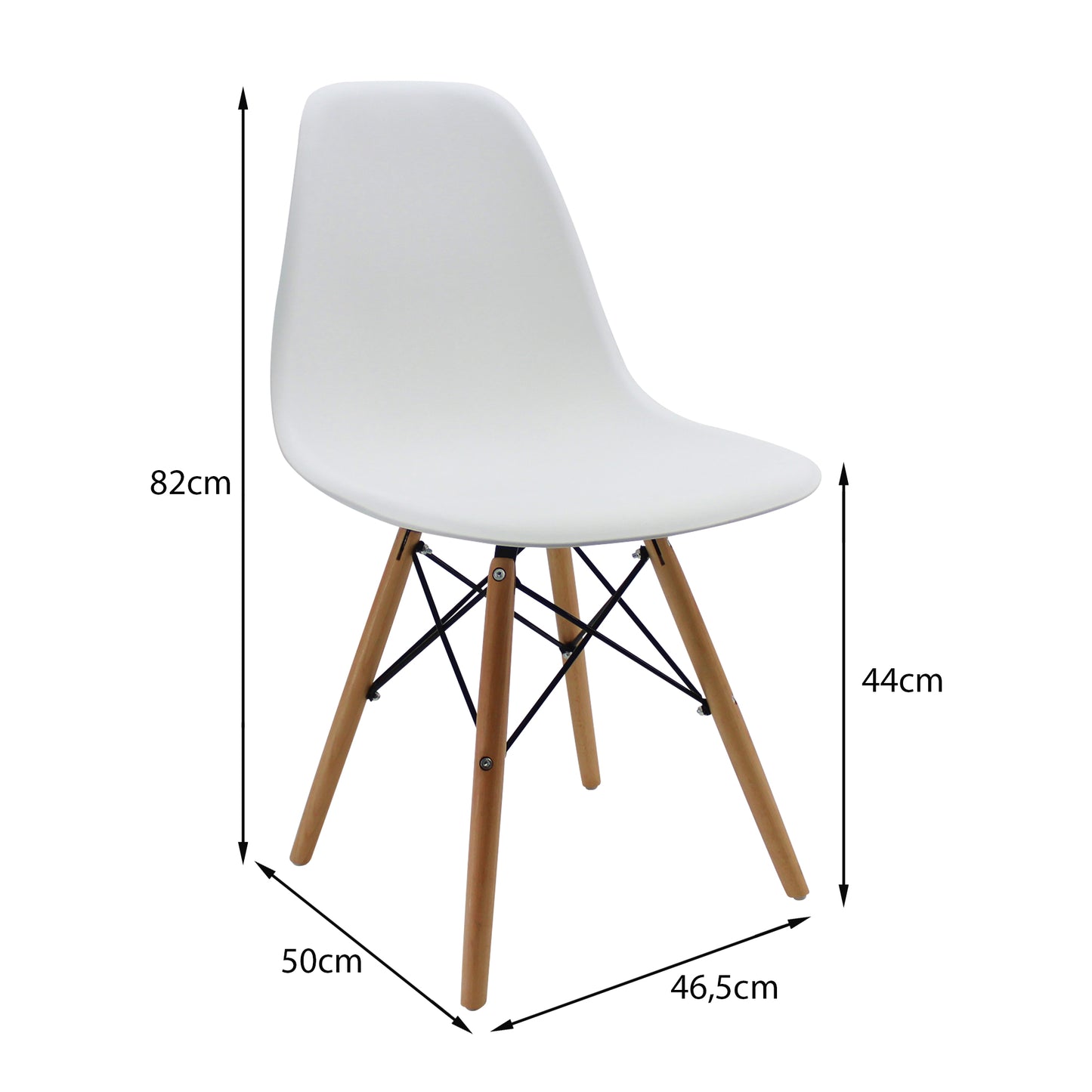 Silla Eames De Diseño Clásica