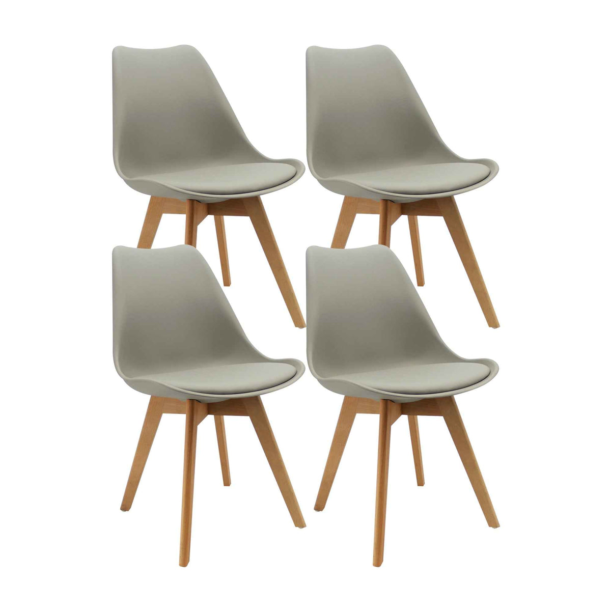 Juego de sillas Emma de diseño Premium para comedor familiar y sala comedor