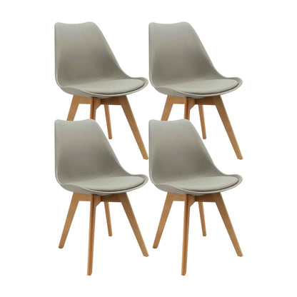 Juego de sillas Emma de diseño Premium para comedor familiar y sala comedor