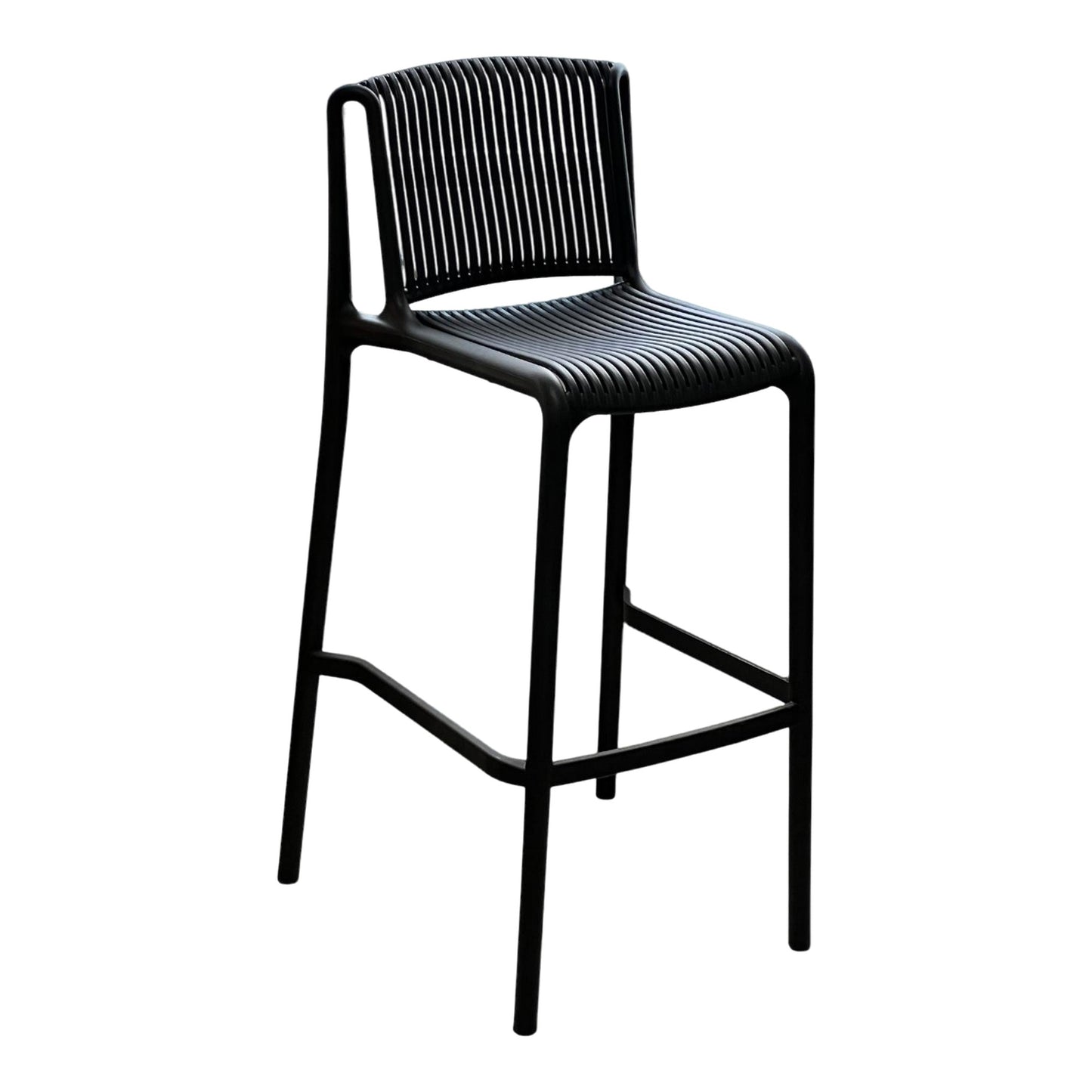 Butaco Alto Elegante con Respaldo Abierto, Set X2