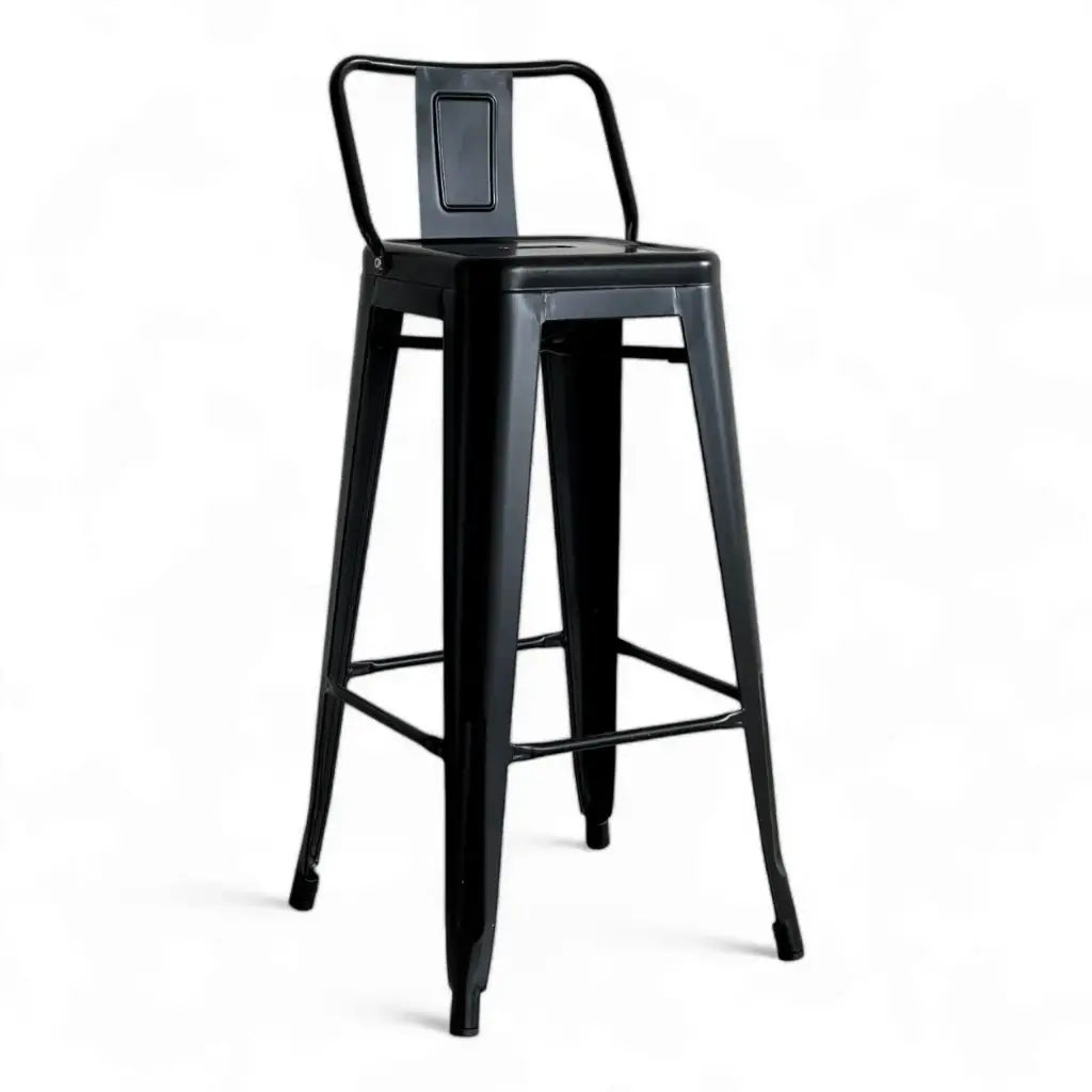 TABURETE METALICO TOLIX CON ESPALDAR