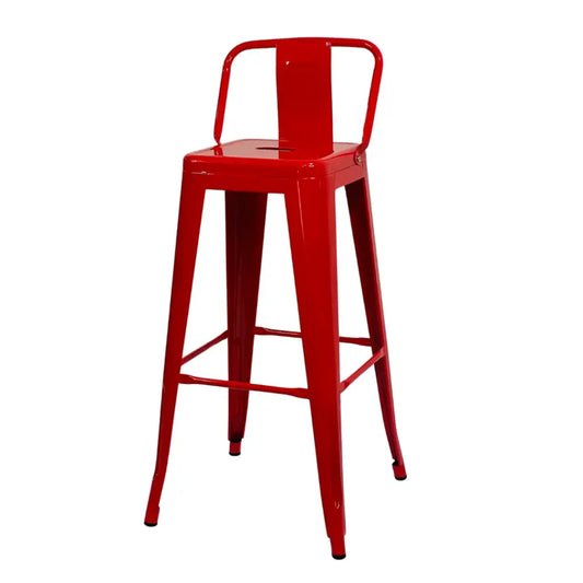 TABURETE METALICO TOLIX CON ESPALDAR