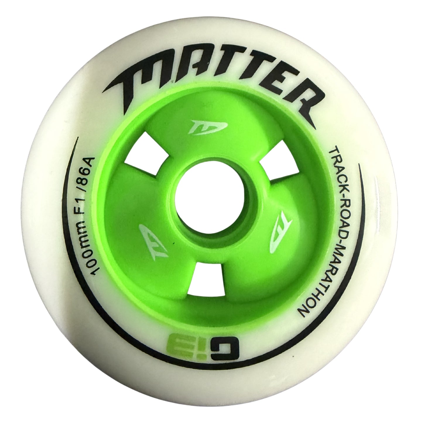 Set X8 Ruedas Matter Profesionales Para Patinaje Color Verde