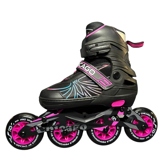 Kit De Patines Semiprofesionales Chicago En Línea Bota Blanda
