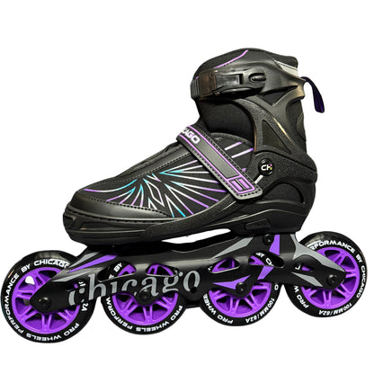 Kit De Patines Semiprofesionales Chicago En Línea Bota Blanda