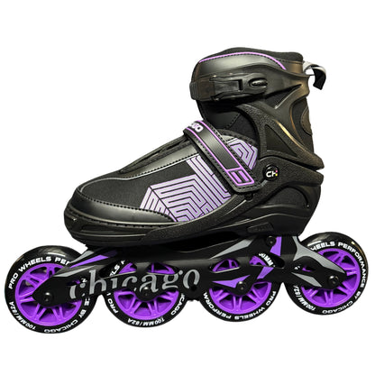 Kit De Patines Semiprofesionales Chicago En Línea Bota Blanda
