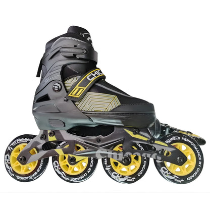 Kit De Patines Semiprofesionales Chicago En Línea Bota Blanda