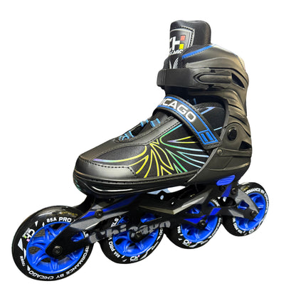 Kit De Patines Semiprofesionales Chicago En Línea Bota Blanda