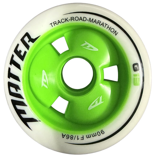Set X8 Ruedas Matter Profesionales Para Patinaje Color Verde