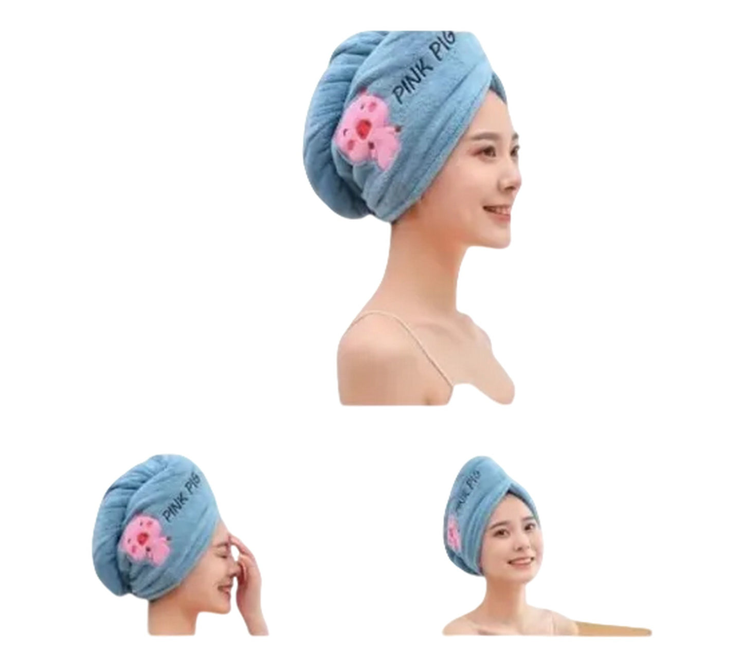 Toalla Turbante Envoltura De Secado Cabeza Microfibra Elegan