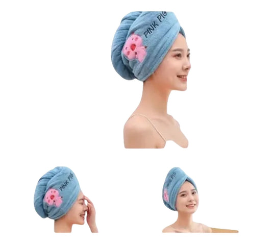 Toalla Turbante Envoltura De Secado Cabeza Microfibra Elegan