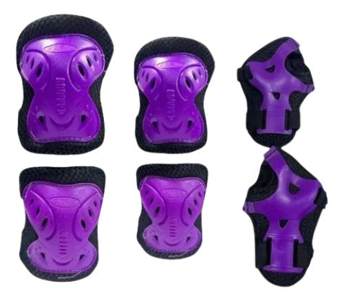 Kit De Protecciones Chicago Para Patinaje Talla Única