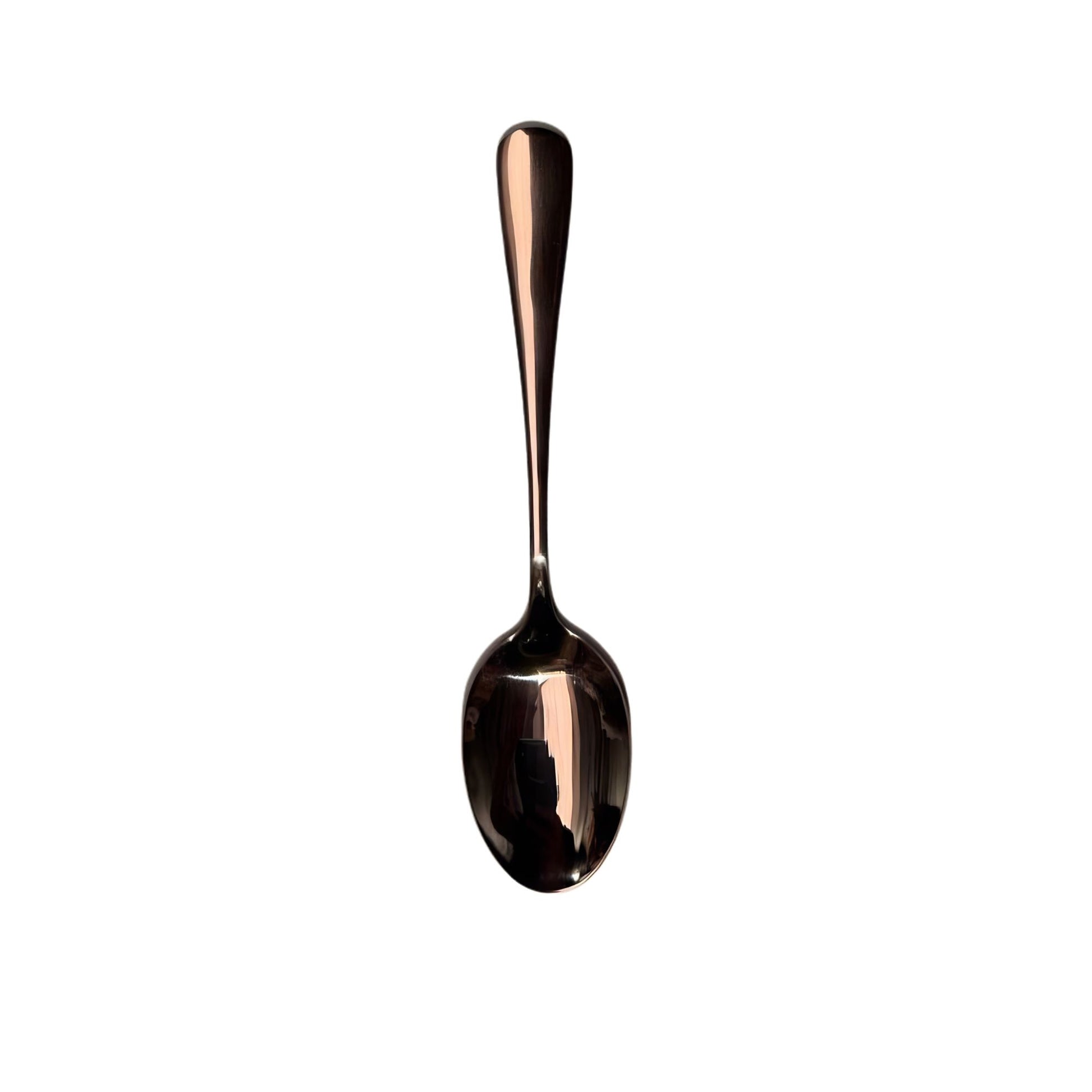 Cuchara pequeña de acero inoxidable para bebidas, postres y servicio de mesa