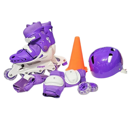 Kit Patines Niños Happy Sport Expandible Semiprofesional