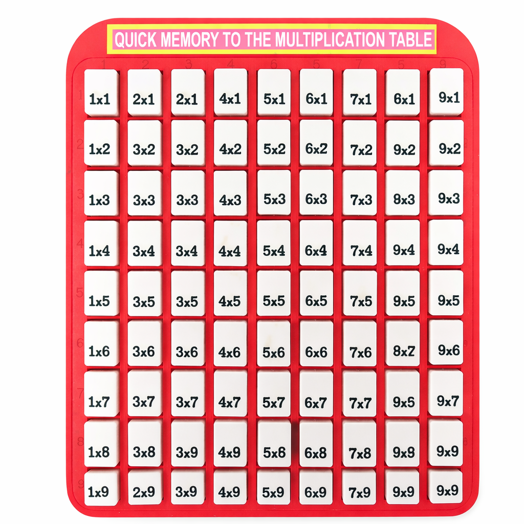 Tabla de multiplicar interactiva Quick Memory para niños, aprendizaje, matemáticas y estudio en casa