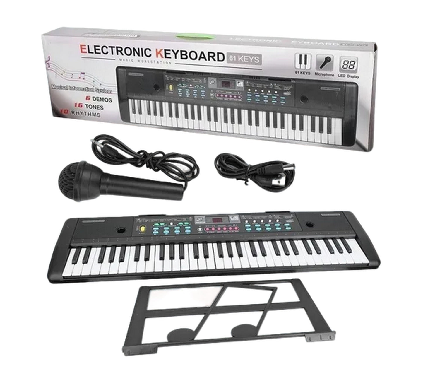 Organeta Piano Teclado De 61 Teclas.