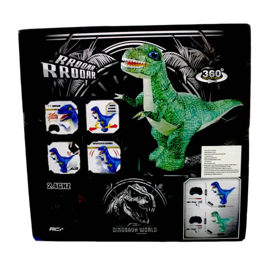 Dinosaurio Inflable a Control Remoto con Movimiento Realista tamaño pequeño