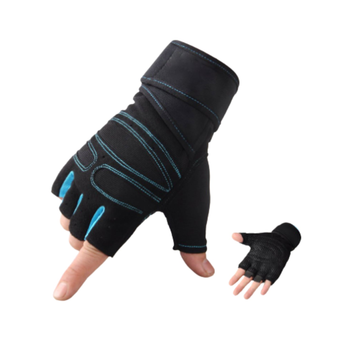 Guantes de gimnasio con soporte de muñeca para entrenamiento de fuerza y uso diario