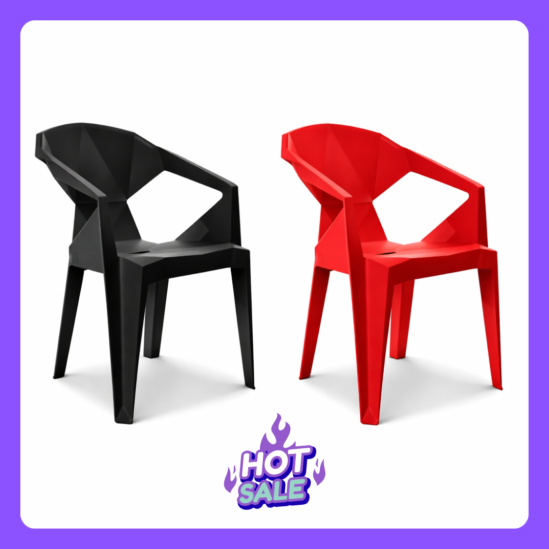 Sillas Geométricas Polipropileno x 2 unidades