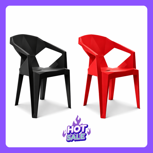Sillas Geométricas Polipropileno x 2 unidades