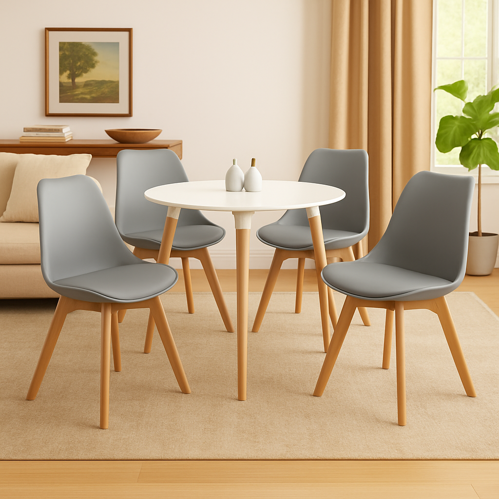 Comedor Minimalista Con Silla Emma