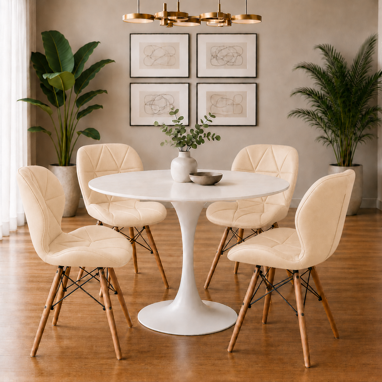 Comedor Sonic con sillas Mariposa Estandar