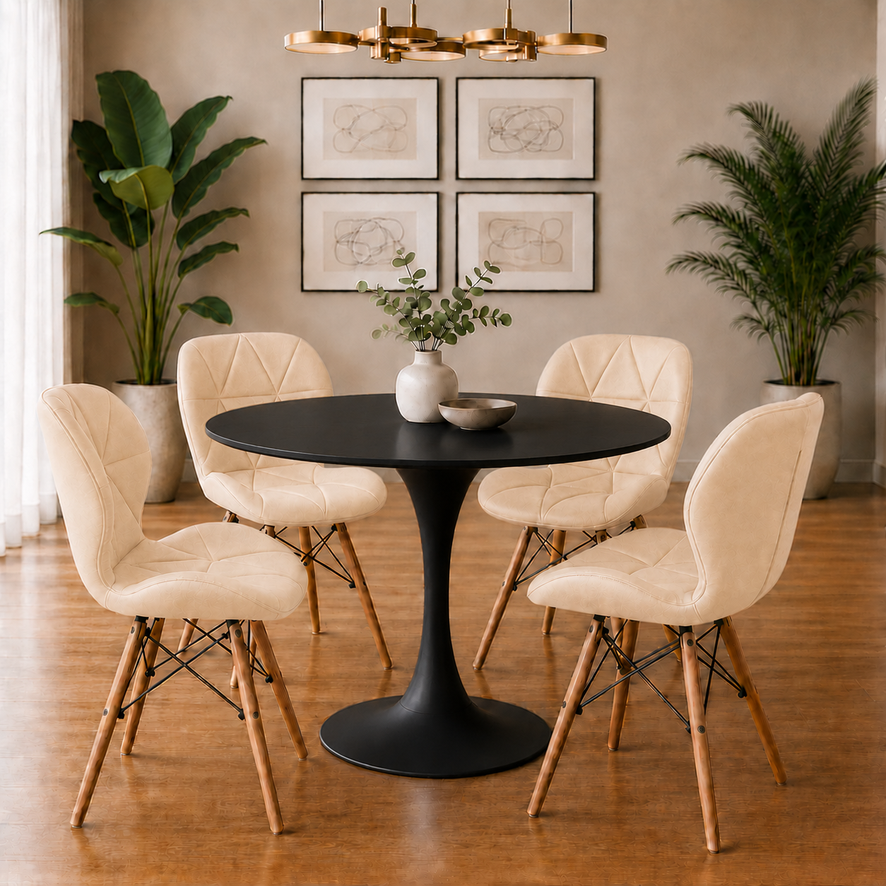 Comedor Sonic con sillas Mariposa Estandar