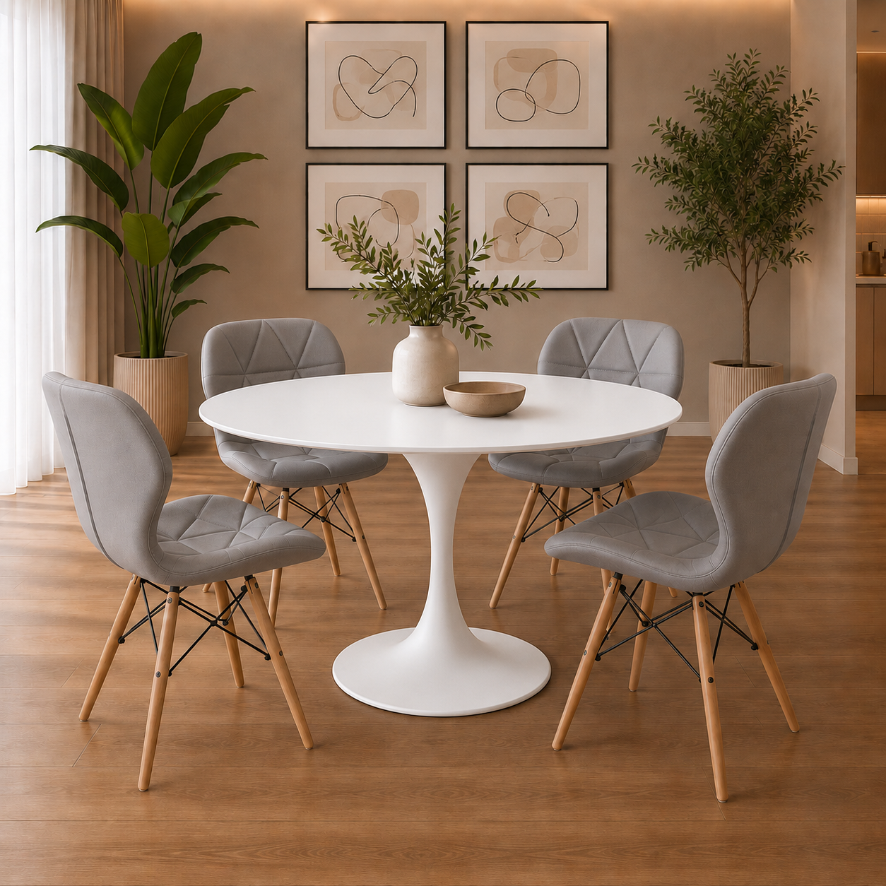 Comedor Sonic con sillas Mariposa Premium