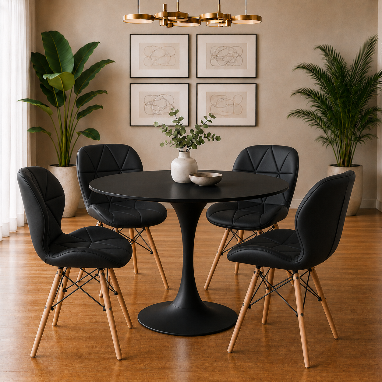 Comedor Sonic con sillas Mariposa Premium