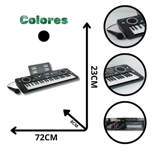 Organeta Electrónica Portátil Mq-016uf 49 Teclas