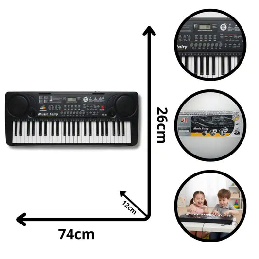 Organeta Electrónica Grande Mq-808usb 61 Teclas