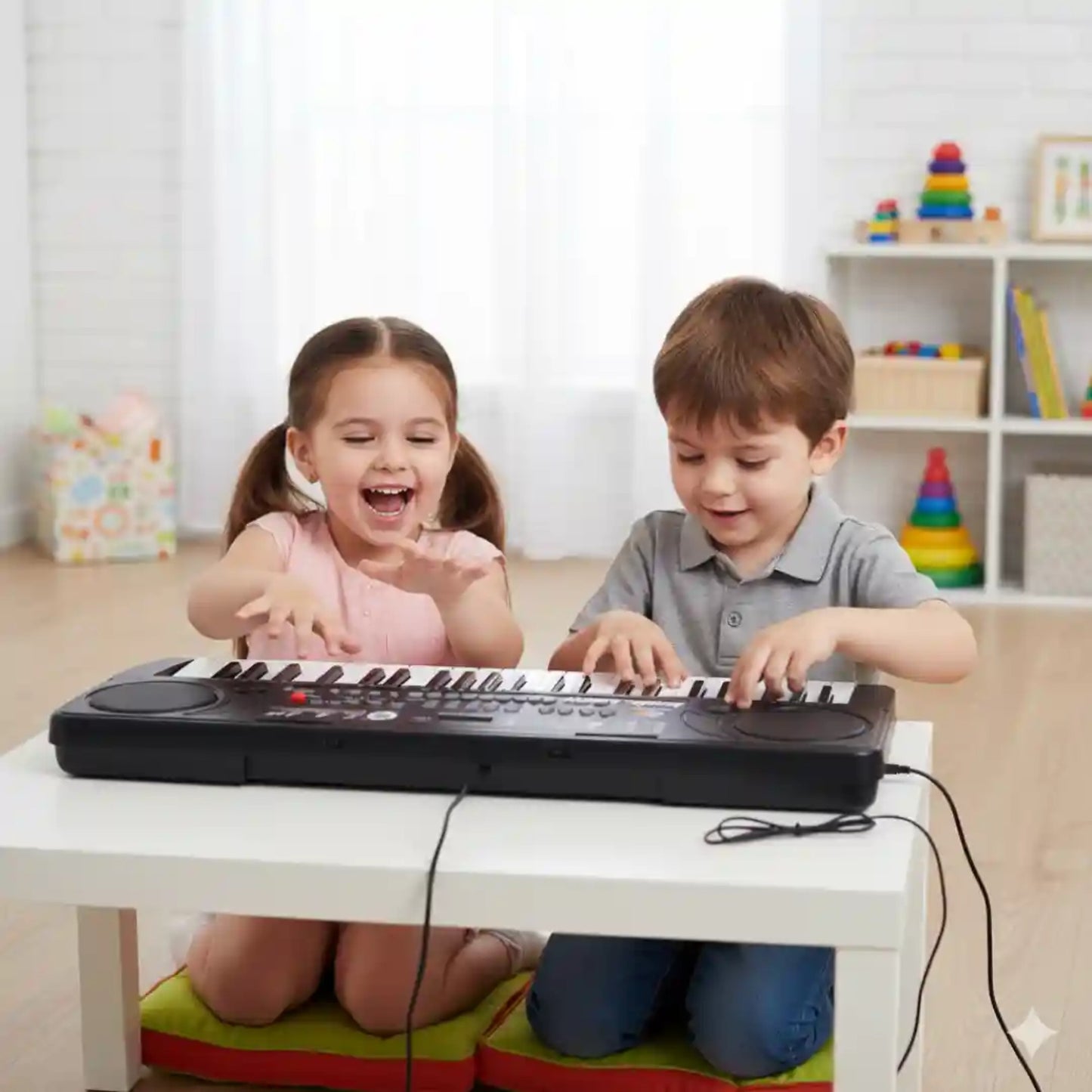 Organeta Electrónica Grande Mq-808usb 61 Teclas