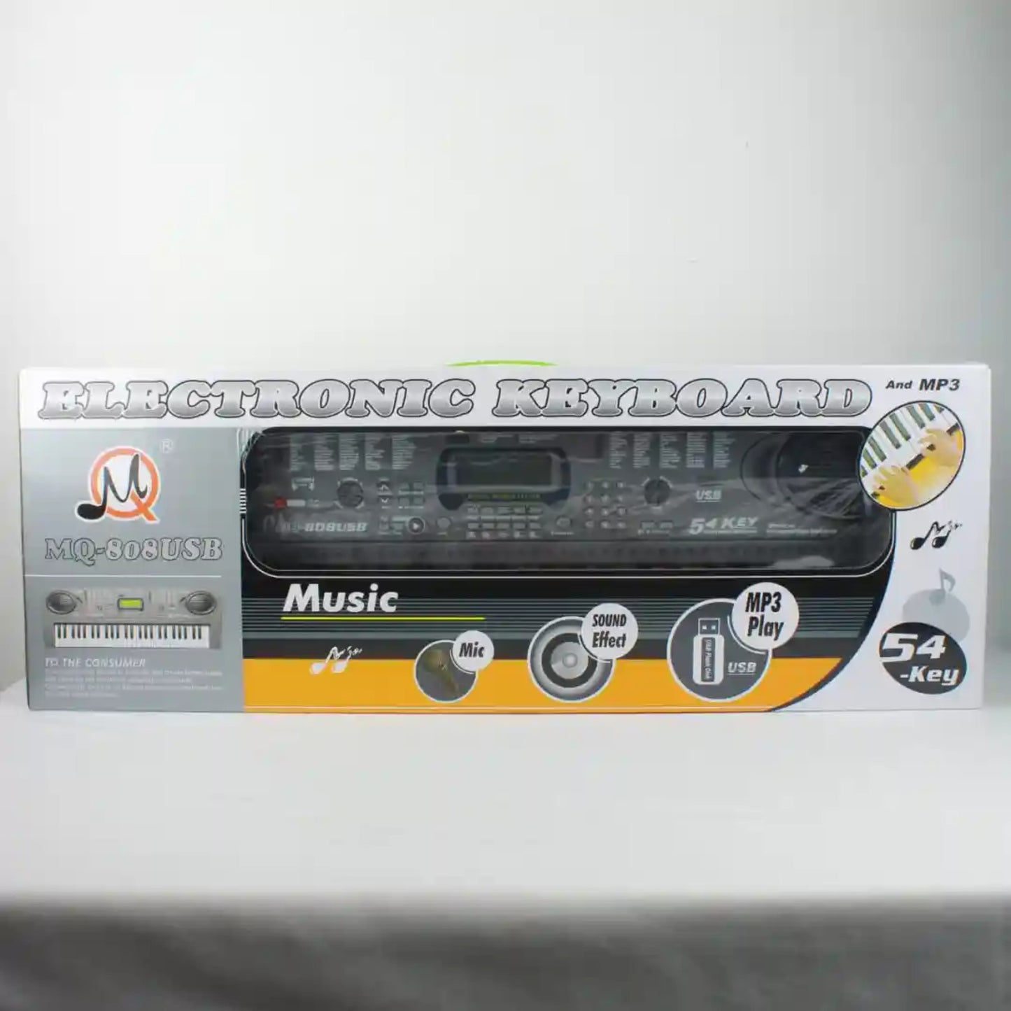 Organeta Electrónica Grande Mq-808usb 61 Teclas