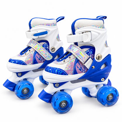 Patines Artísticos 4 Ruedas Para Niños Con Luces