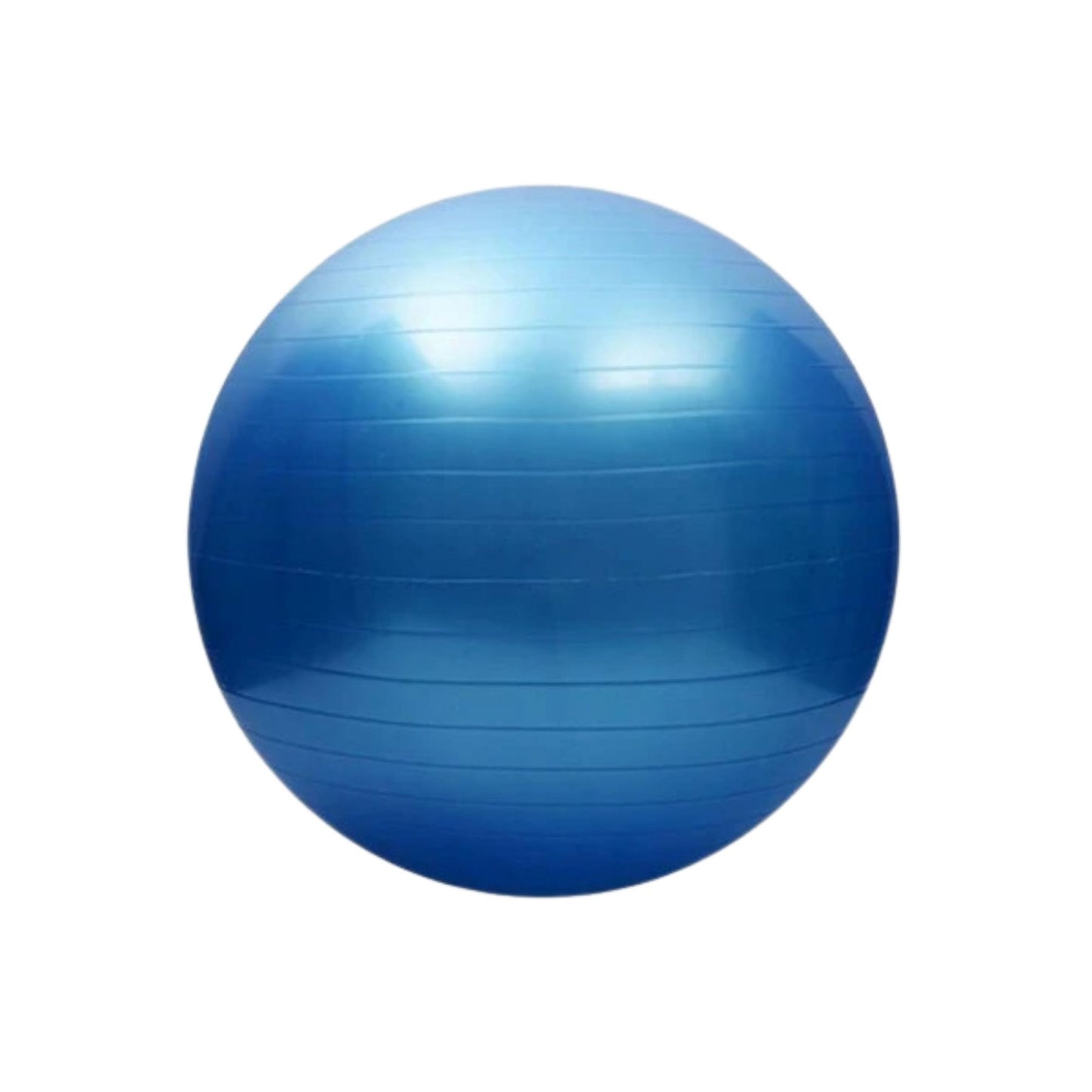Pelota de yoga azul 55 cm para pilates, equilibrio y fortalecimiento corporal